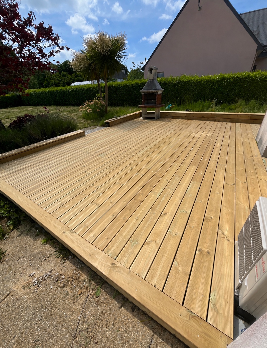 Grande terrasse bois